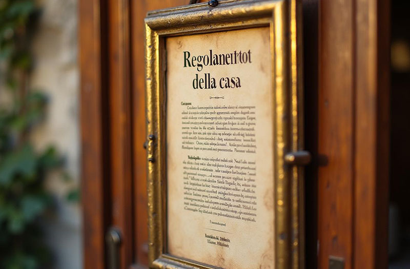 Come le regole della casa assicurano una routine quotidiana regolare